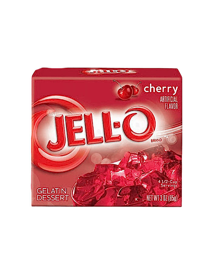 Jell-O Cherry Gelatine - Amerikanische Süssigkeiten in der Schweiz!