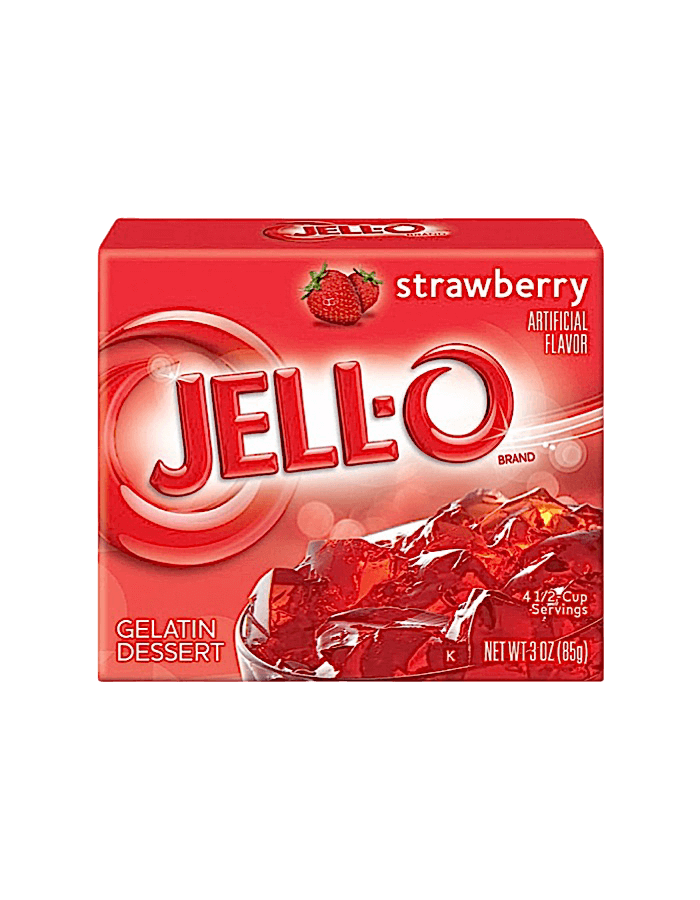 Jell-O Strawberry Gelatine - Amerikanische Süssigkeiten in der Schweiz!