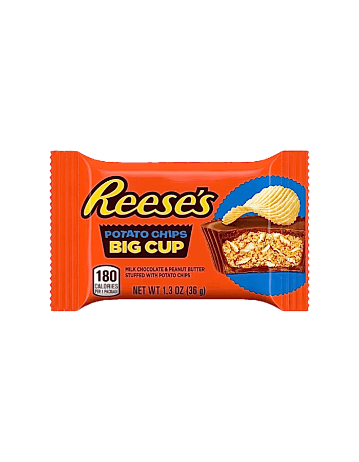 Reeses Big Cup With Potato Chips - Amerikanische Süssigkeiten in der Schweiz!