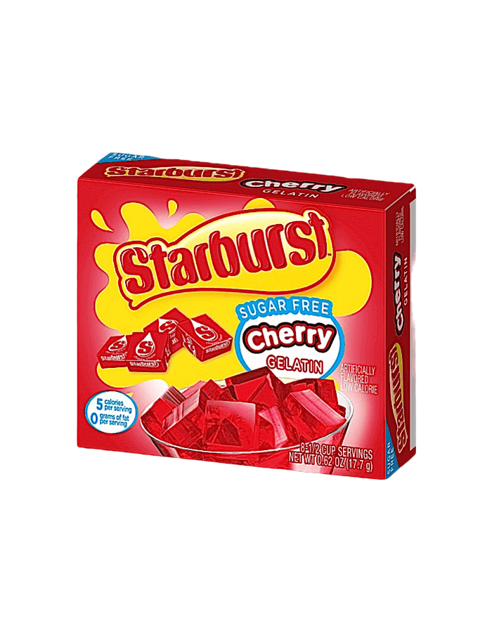 Starburst Cherry Gelatine Sugar Free - Amerikanische Süssigkeiten in der Schweiz!