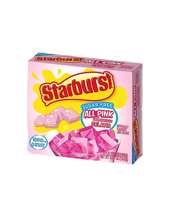 Starburst Strawberry Gelatine Sugar Free - Amerikanische Süssigkeiten in der Schweiz!