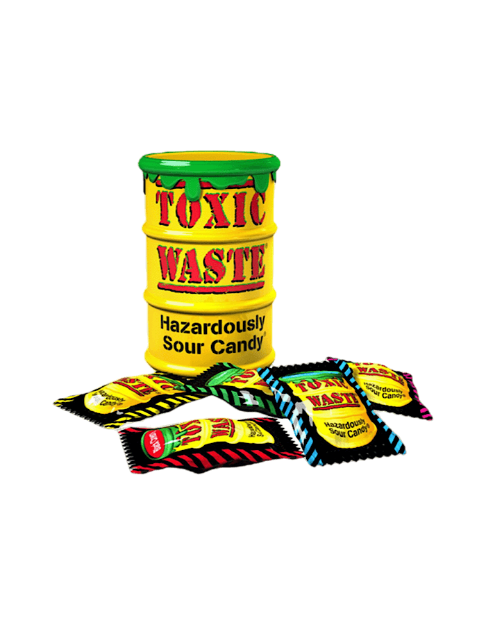 Toxic Waste Yellow Drum Sour Candy - Amerikanische Süssigkeiten in der Schweiz!