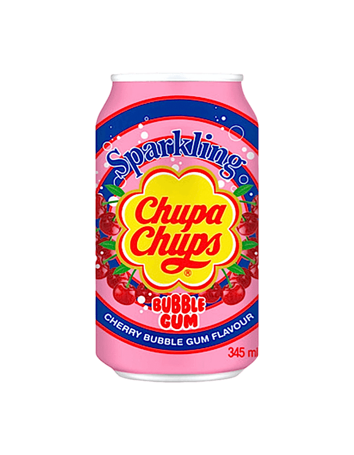 Chupa Chups Cherry Bubble Gum Soda 345ml