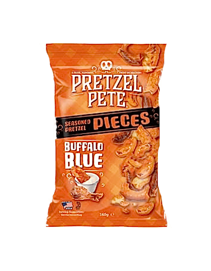 Pretzel Pete Buffalo Blue Pretzel Pieces (160g)
