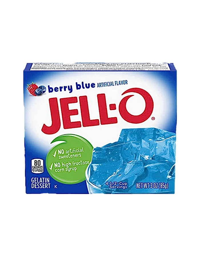 Jell-O Berry Blue Gelatine (85g)