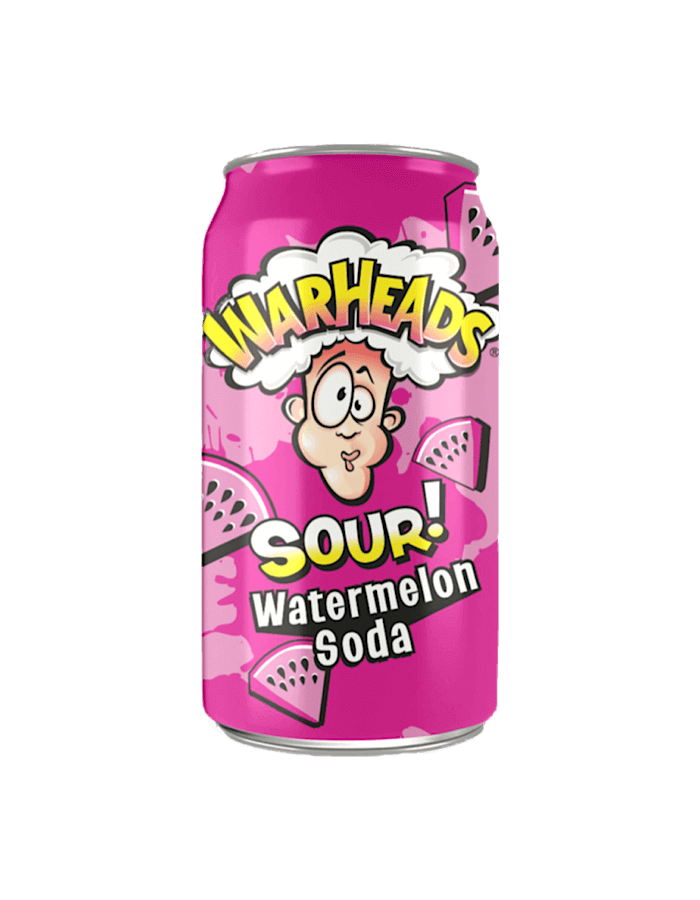 Warheads Sour Watermelon Soda (355ml)