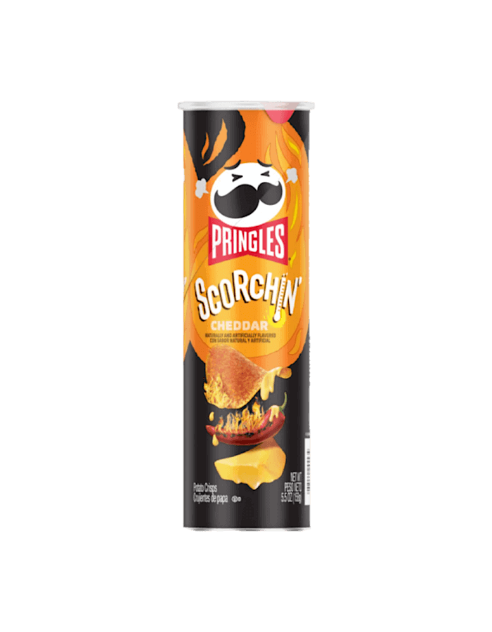 Pringles Scorchin Cheddar (156g)