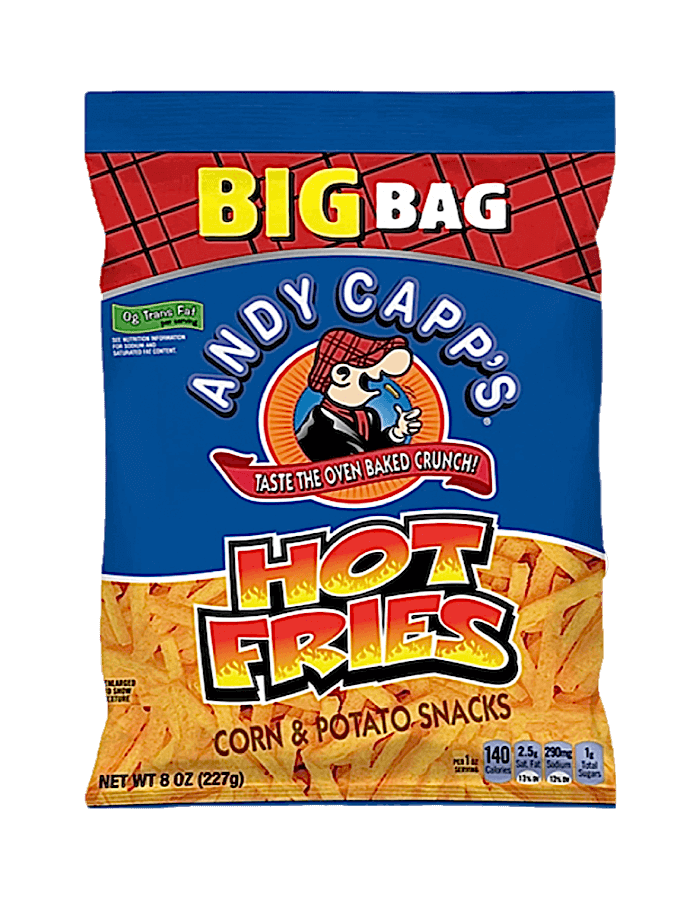 Andy Capp Hot Fries Big 226g