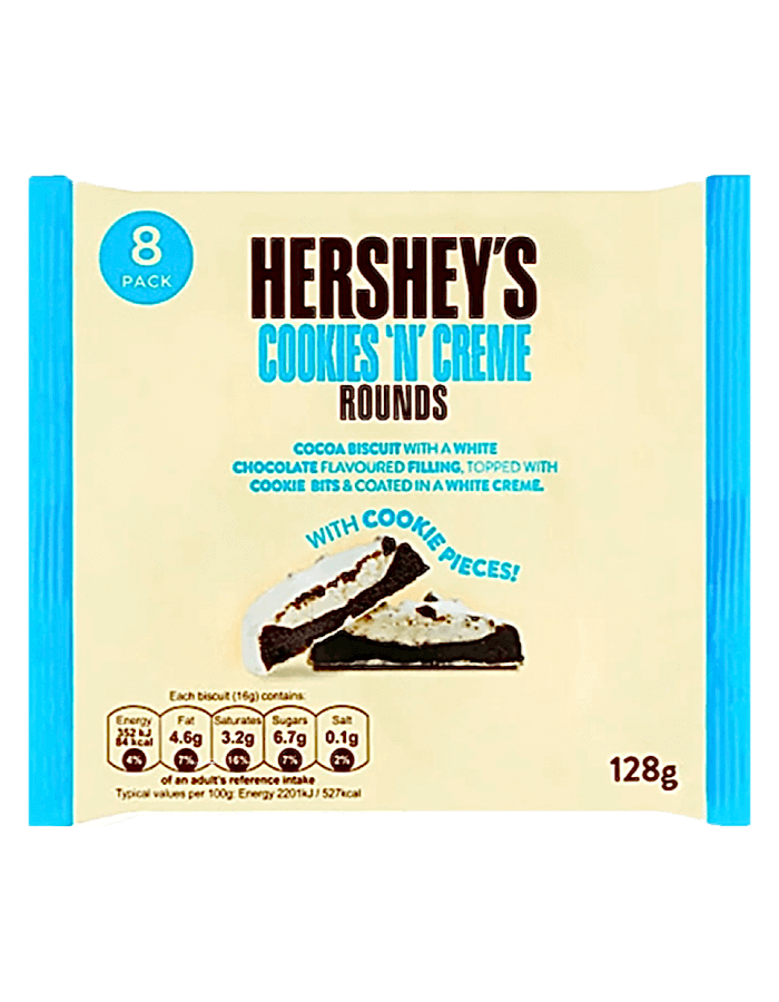 Hersheys Cookies N Cream Rounds 128g