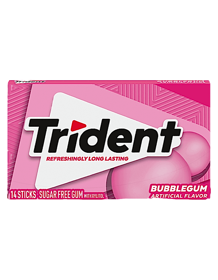 Trident Bubblegum Kaugummi 14 Stück 26,6g