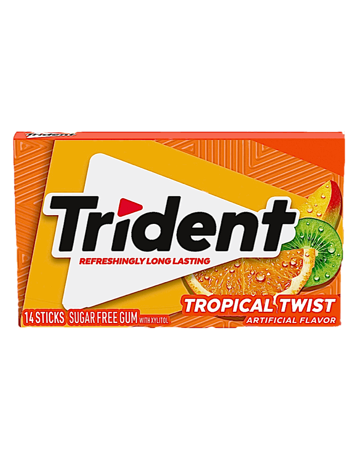 Trident Tropical Twist Kaugummi 14 Stück 26,6g