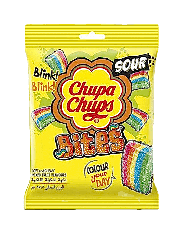 Chupa Chups Sour Bites Fruity 90g