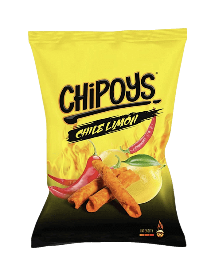 Chipoys Chile Limon Rolled Tortilla Chips 113g