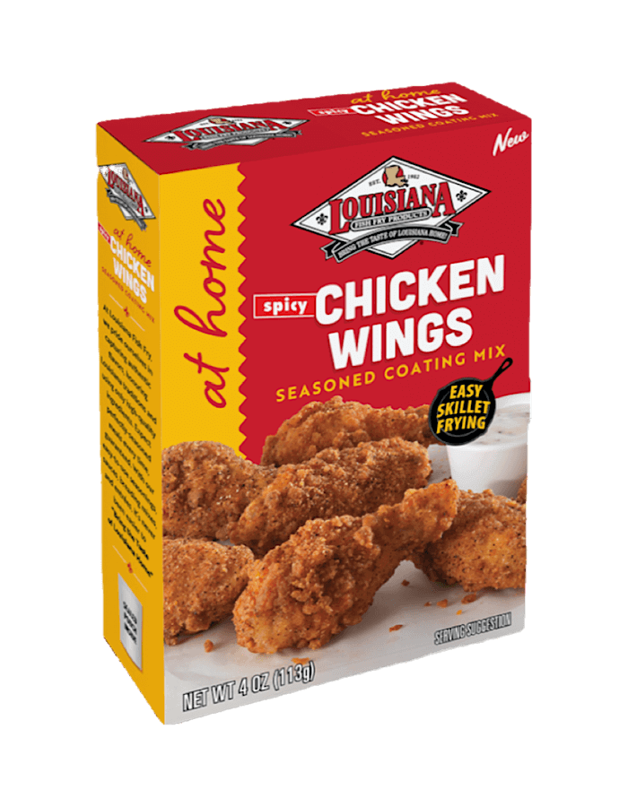 Louisiana Spicy Chicken Wings Seasoned Coating Mix 113g