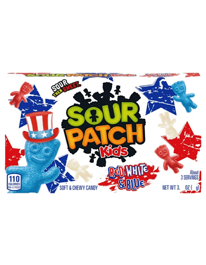 Sour Patch Kids Red White & Blue Box 87g