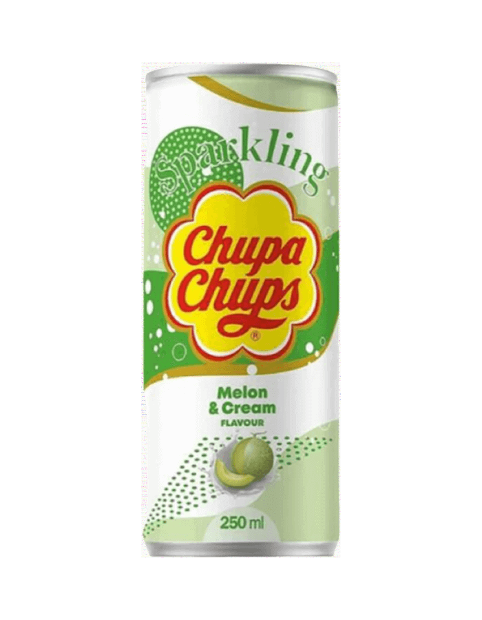 Chupa Chups Sparkling Melon & Cream Soda 250ml