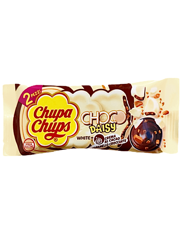 Chupa Chups Choco Daisy White Caramel 34g