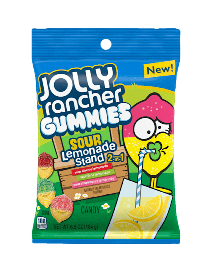 Jolly Rancher Gummies Sour Lemonade Stand 184g